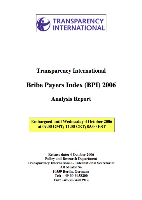 Índice de Fuentes de Soborno 2006 screen shot 2012 08 01 at 12.32.36 pm