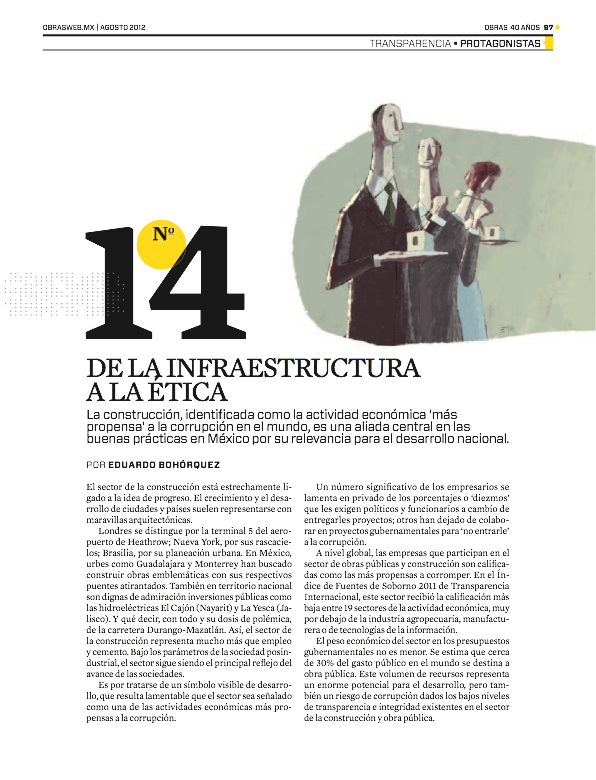 de la infraestructura a la ética